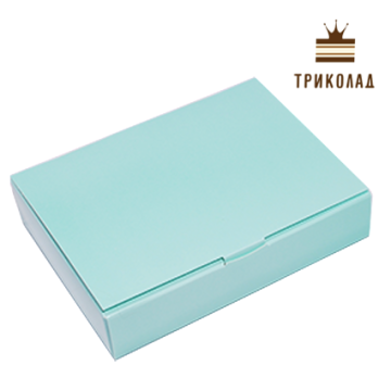 Коробка для 6 цукерок 110*142*30 мм тіффані, 3 шт