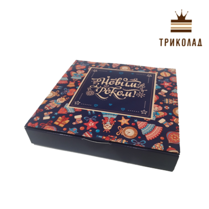Коробка на 16 цукерок 185*185*30 мм, Коробка на 16 цукерок 185*185*30 мм,