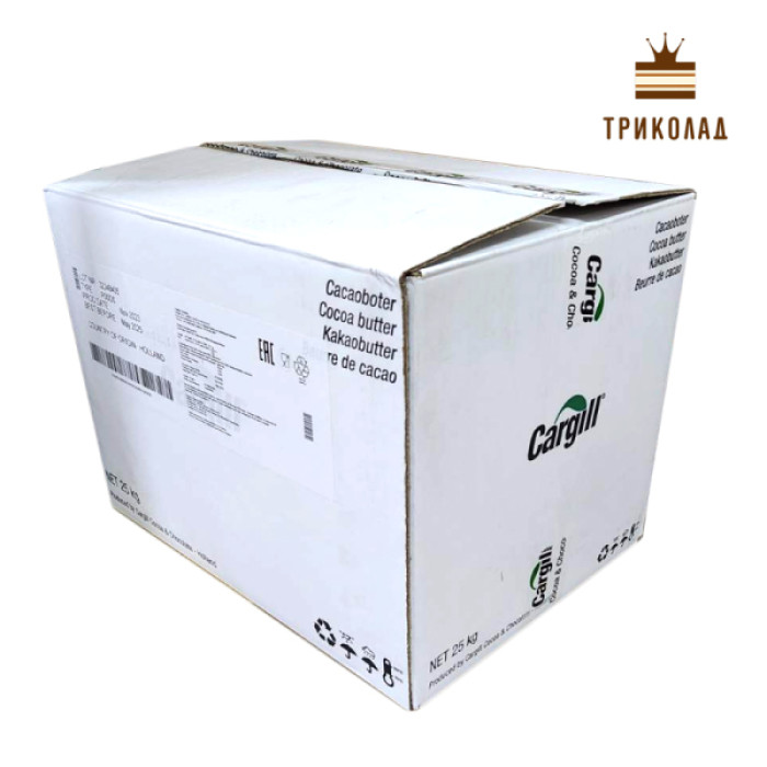 Какао-масло P00D0 деодороване Cargill 500 г Какао-масло P00D0 деодороване Cargill 500 г