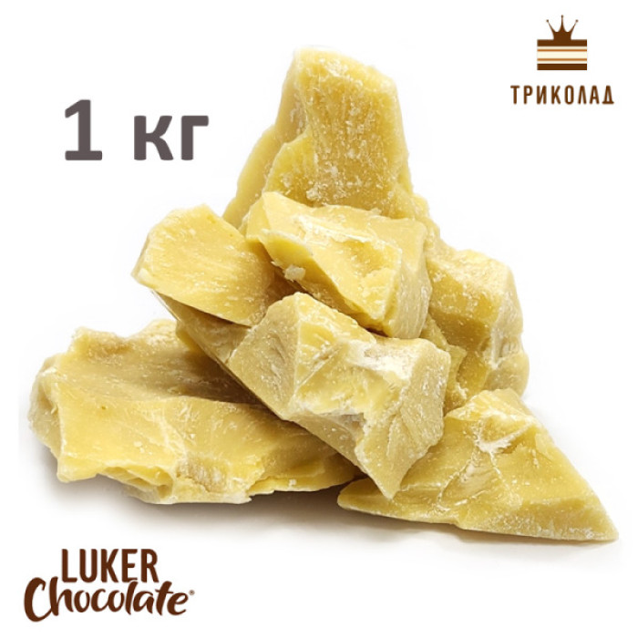 Какао-масло недеодороване Luker Chocolate Колумбія моноліт колотий 1 кг Какао-масло недеодороване Luker Chocolate Колумбія моноліт колотий 1 кг