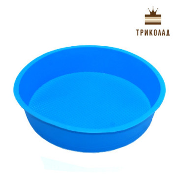 Форма силіконова d 22 см, h 5,3 см (риджеве дно), 1 шт