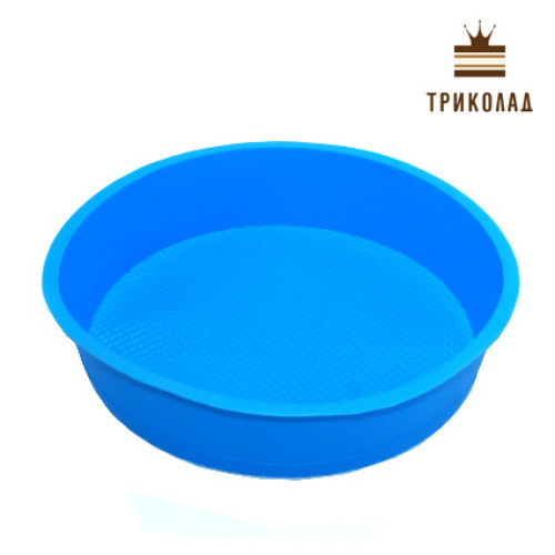 Форма силіконова d 22 см, h 5,3 см (риджеве дно), 1 шт