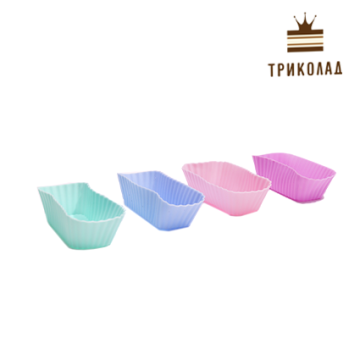 Форма силіконова для кексів (мікс), 1 шт., Китай