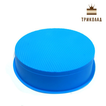 Форма силіконова d 22 см, h 5,3 см (риджеве дно), 1 шт