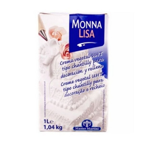 Вершки - крем 28% на рослинних оліях Master Martini Monna Lisa, 1 л