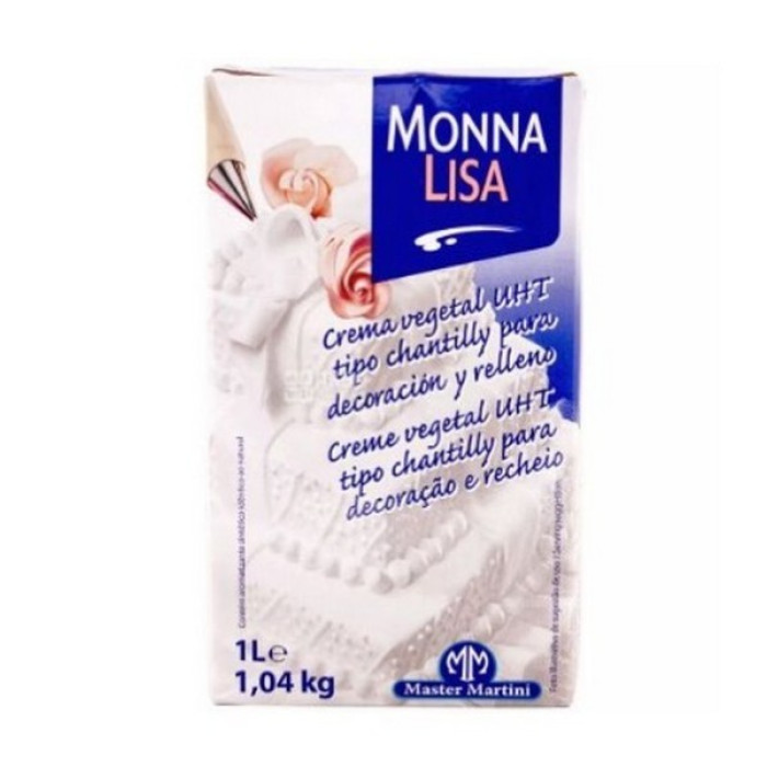 Вершки - крем 28% на рослинних оліях Master Martini Monna Lisa, 1 л Вершки - крем 28% на рослинних оліях Master Martini Monna Lisa, 1 л