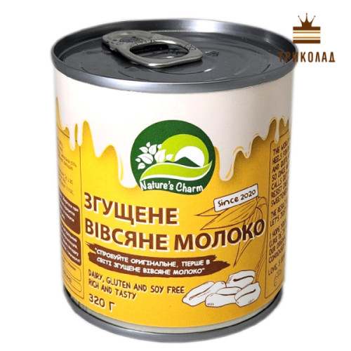 Згущене вівсяне молоко, Nature`s Charm, Таїланд, 320 г