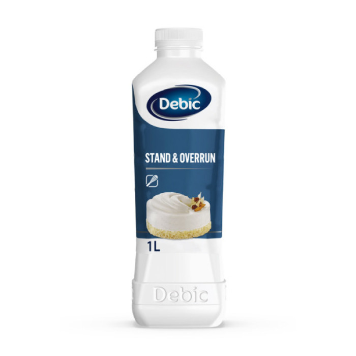 Вершки тваринні Debic Cream Debic Stand & Overrun 35%, 1 л