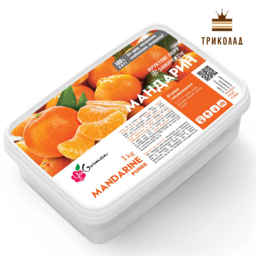Пюре мандарина (100%) заморожене ТМ Я-Гурман 1 кг