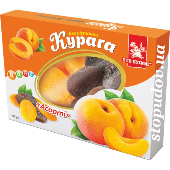 Курага сушена без кісточки, асорті Преміум 