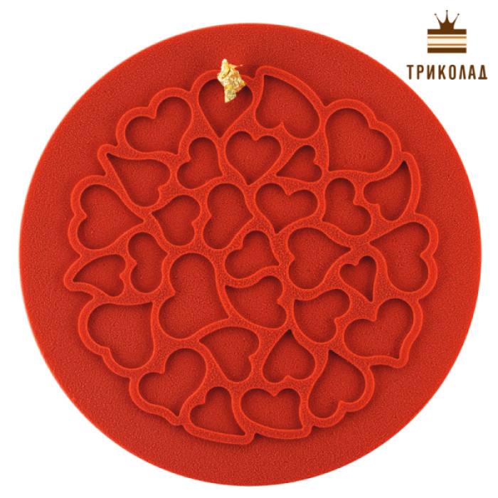 Love decor Килимок силіконовий D=180 мм Silikomart, Італія