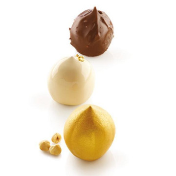 Форма силіконова NOCCIOLA125 (59*59, h 62 mm+трей), Silikomart