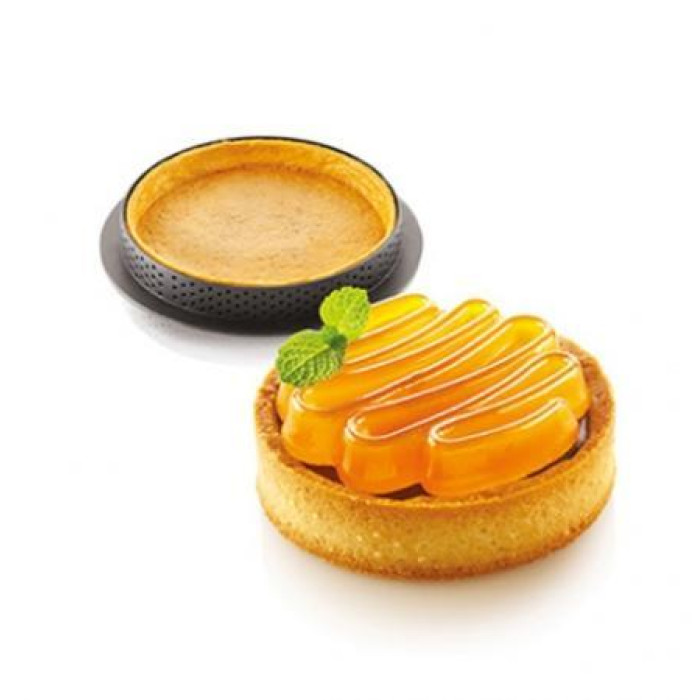 Форма силіконова Kit Tarte Honore D80 (d80, h 20mm+8 кілець), Silikomart Форма силіконова Kit Tarte Honore D80 (d80, h 20mm+8 кілець), Silikomart