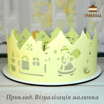 Гнучкий трафарет прозорий 