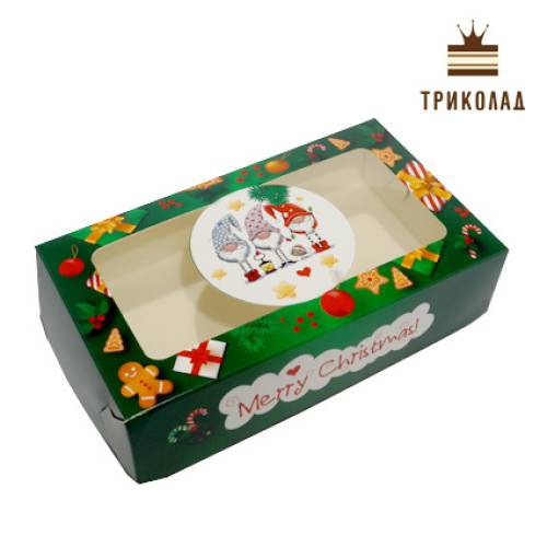 Коробка для макаронів, печива, зефіру 20*11,5*5 см, 