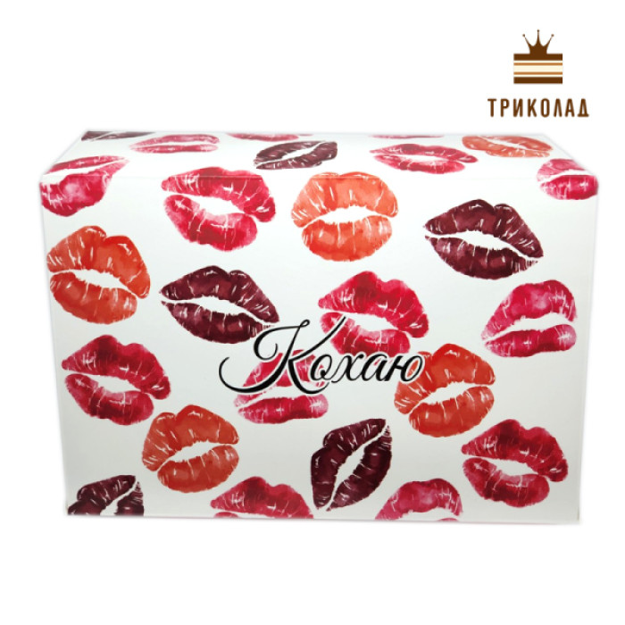 Поцілунки / Кохаю. Коробка для десертів 225 х 150 х 60 мм, LP, Україна, набір 3 шт. Поцілунки / Кохаю. Коробка для десертів 225 х 150 х 60 мм, LP, Україна, набір 3 шт.