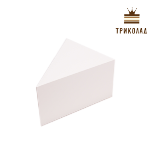 Коробка для шматка торта та десерту біла, 150*110*90 мм., 3 шт.