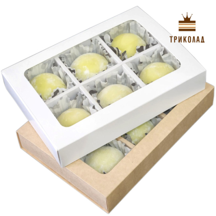 Біла коробка для моті 155 x 215 x h35 на 6 чарунок 60 х 60 х h30, VP, Україна, набір 3 шт. Біла коробка для моті 155 x 215 x h35 на 6 чарунок 60 х 60 х h30, VP, Україна, набір 3 шт.