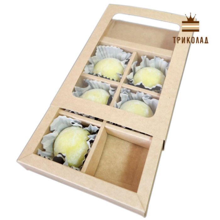 Крафт коробка для моті 155 x 215 x h35 на 6 чарунок 60 х 60 х h30, VP, Україна, набір 3 шт. Крафт коробка для моті 155 x 215 x h35 на 6 чарунок 60 х 60 х h30, VP, Україна, набір 3 шт.