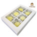 Біла коробка для моті 155 x 215 x h35 на 6 чарунок 60 х 60 х h30, VP, Україна, набір 3 шт.