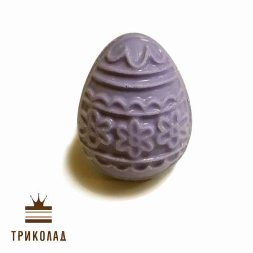 Бузкове яйце велике 4 х 3 см. Декор кондитерський. 1 шт.