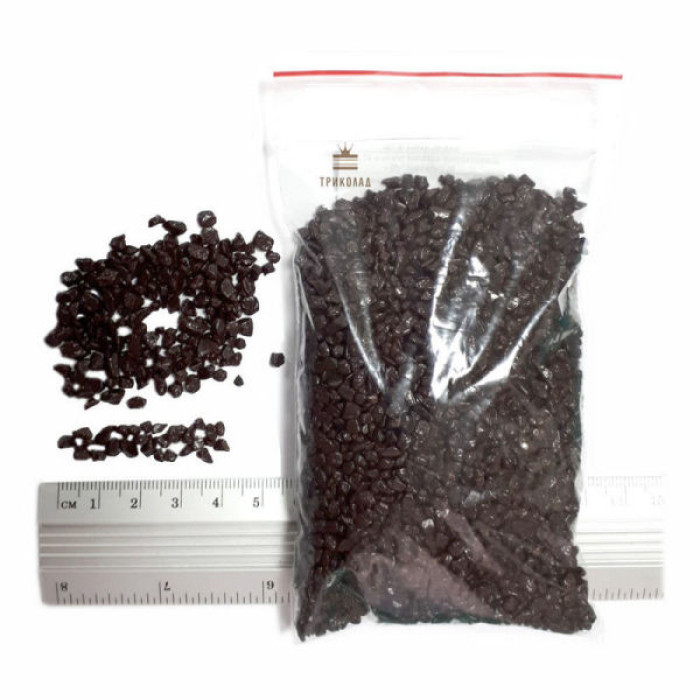 Шоколадні осколки темні Shiny granella dark M 47,3%, 100 г Шоколадні осколки темні Shiny granella dark M 47,3%, 100 г
