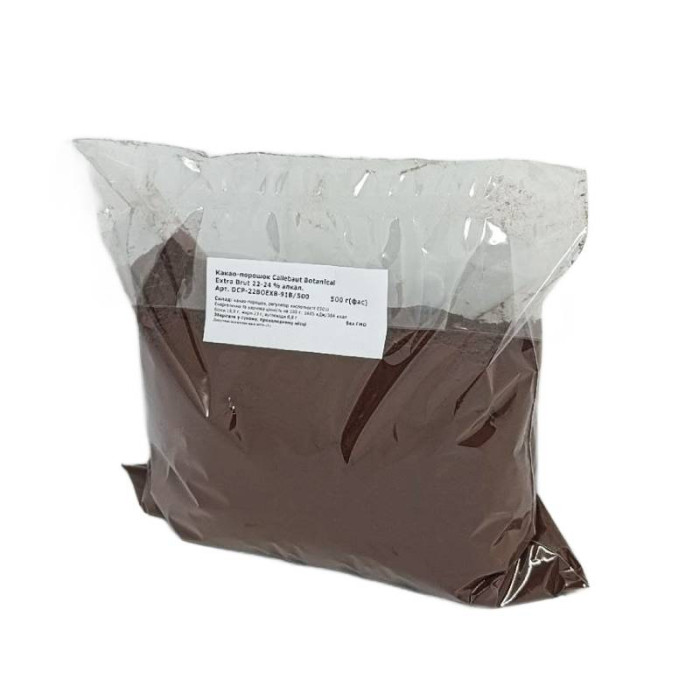 Порошок какао алкалізований Botanical Extra Brute 22-24%, Cacao Barry, Швейцарія, 500 г