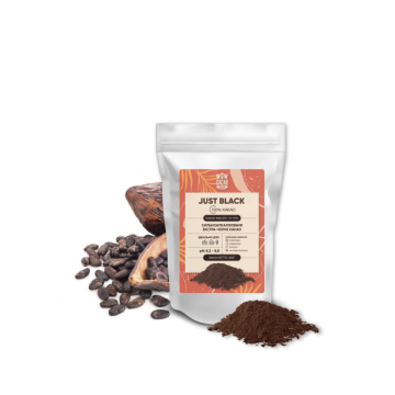 Какао порошок JUST BLACK TM WOW CACAO сильно алкаленізований (10-12% какао-масла), 250 г