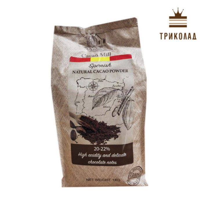 Порошок какао натуральний 20/22 Granada, Natra Cacao, 1 кг Порошок какао натуральний 20/22 Granada, Natra Cacao, 1 кг