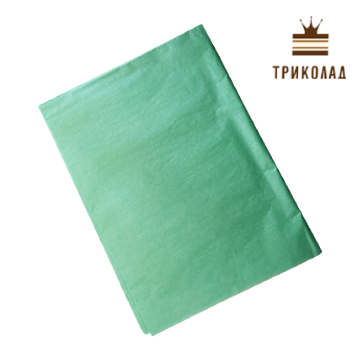 Папір тиш'ю, колір світла м'ята, 75*50 см, 5 шт Папір тиш'ю, колір світла м'ята, 75*50 см, 5 шт