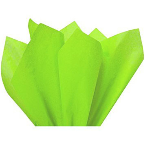 Папір тишью, колір салатовий, 75*50 см, 5 шт.