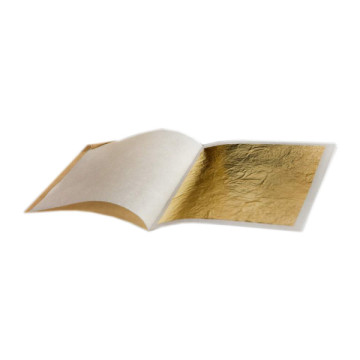 Харчове золото листове кулінарне, книжечка з 6 аркушів (1,1 г), 90 х 90 мм TM Dear Chef