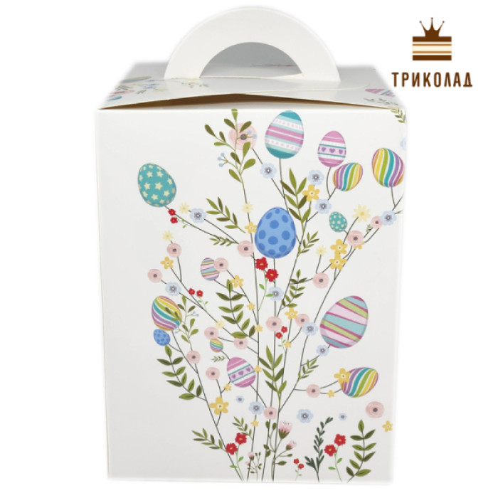 Коробка з вікном З Великоднем! Happy Easter! (Писанки на гілках) 140 х 140 х 180 мм, набір 3 шт. Коробка з вікном З Великоднем! Happy Easter! (Писанки на гілках) 140 х 140 х 180 мм, набір 3 шт.