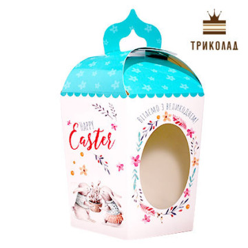 Коробка для пасхального кулича 