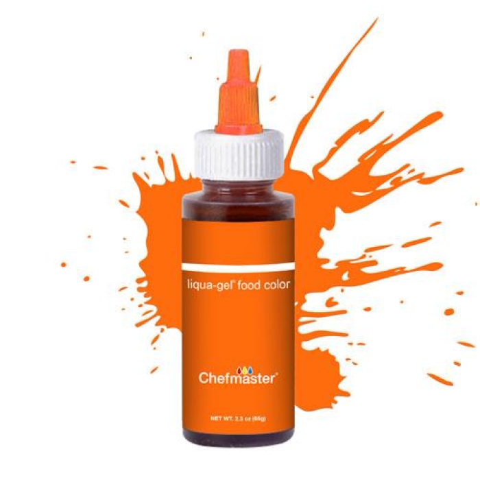 Гелевий барвник Liqua-Gel Neon Bright Orange, Chefmaster, 65 г Гелевий барвник Liqua-Gel Neon Bright Orange, Chefmaster, 65 г