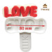 Напис LOVE. Молд силіконовий 80 x 30 x 8 мм, Україна, 1 шт.