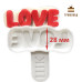 Напис LOVE. Молд силіконовий 80 x 30 x 8 мм, Україна, 1 шт.
