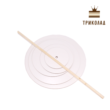 Конструкція для 5-ярусного торта №2 (d15, d20, d25, d30, d35 см)