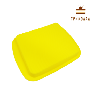 Форма силіконова для випічки прямокутна, рельєфне дно (22,5*19, h 3,5), Barb