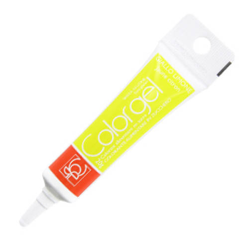 23275 Color Gel Lemon Yellow (жовтий), харчовий гелевий барвник, 20 г