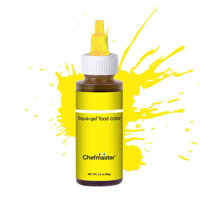 Гелевий барвник Liqua-Gel Neon Bright Yellow, Chefmaster, 65 г Гелевий барвник Liqua-Gel Neon Bright Yellow, Chefmaster, 65 г