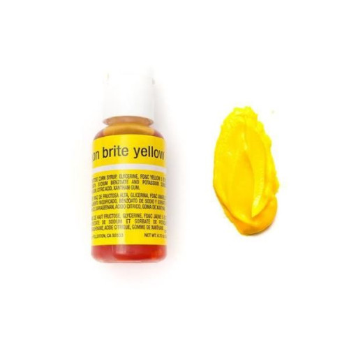 5260 Neon Brite* Yellow, харчовий гелевий барвник, Chefmaster, США, 20 г