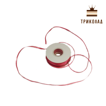 Стрічка атласна фламінго рожевий, 3 мм 91 м