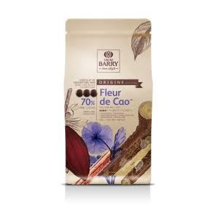 Шоколад чорний TM Fleur de Cao 70%, Barry Callebaut, Бельгія, фасування 1 кг Шоколад чорний TM Fleur de Cao 70%, Barry Callebaut, Бельгія, фасування 1 кг