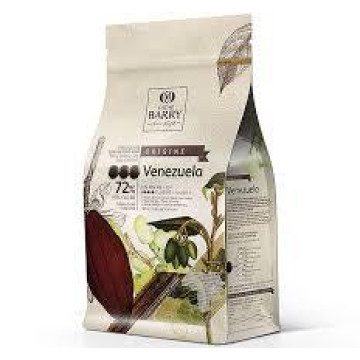 Шоколад чорний оригінальний Venezuela 72% Cacao Barry, 100 г