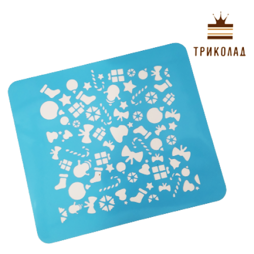 Трафарет кондитерський новорічний 