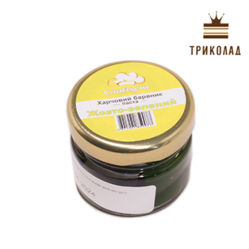 Барвник паста Жовто-зелений 25 г, Confiseur