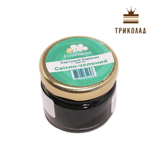 Барвник паста Світло-зелений 25 г, Confiseur