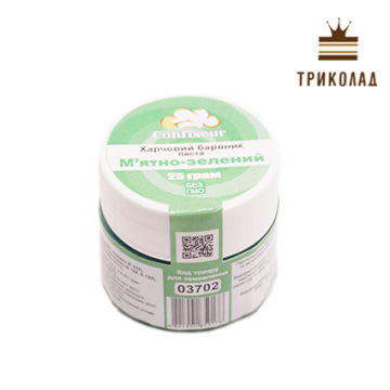 Барвник паста М'ятно-зелений 25 г, Confiseur