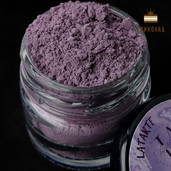 Пильно-фіолетовий / Dusty Purple. Жиророзчинний харчовий барвник ТМ Latarte, 30 мл Пильно-фіолетовий / Dusty Purple. Жиророзчинний харчовий барвник ТМ Latarte, 30 мл